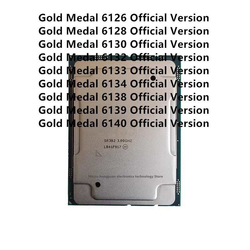 الإصدار الرسمي من معالج XEON ذ - مراجعة Gold 6138 وسعره