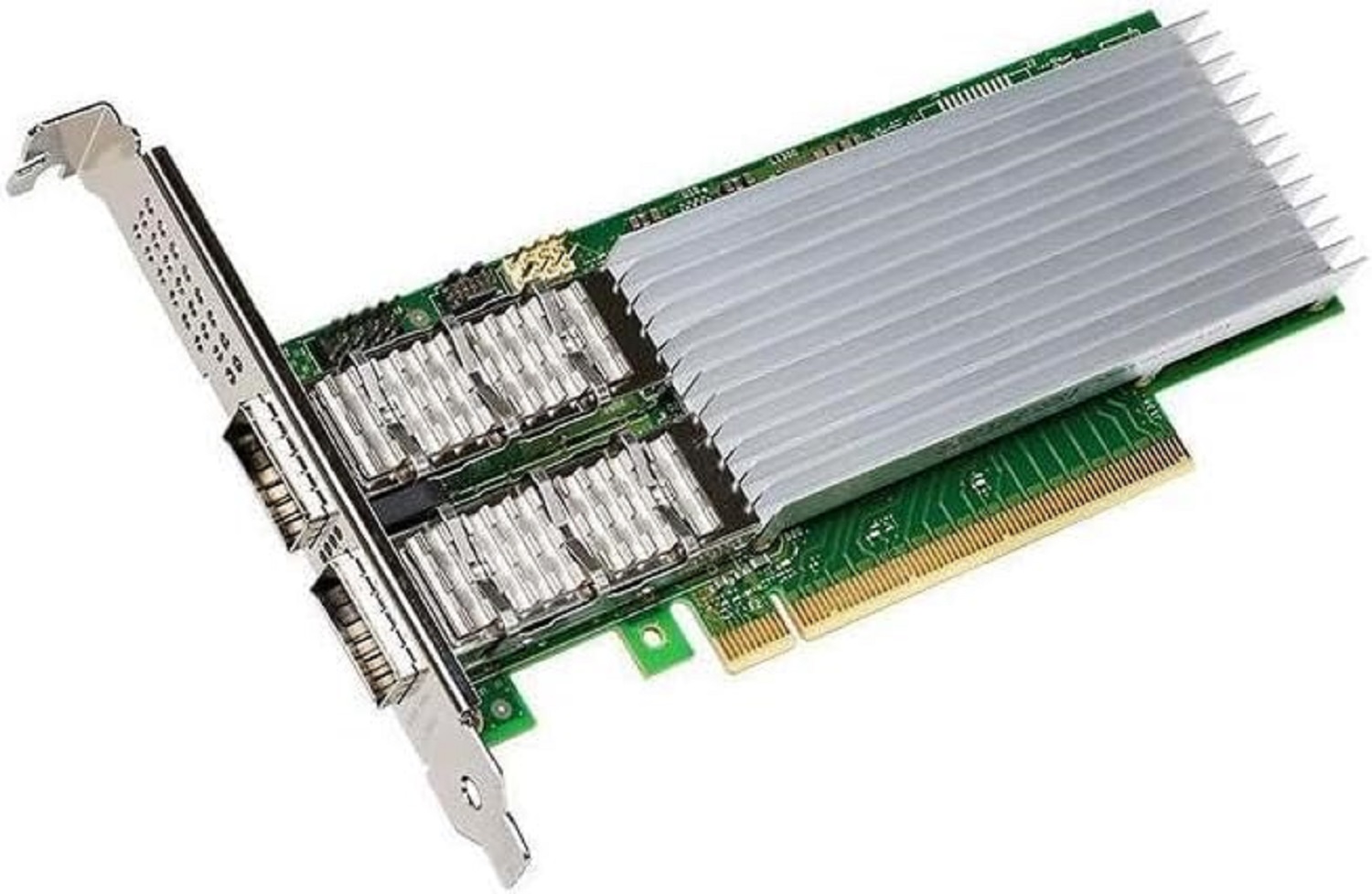 بطاقة شبكة مدمجة بمنفذين Qsfp2 - مراجعة 100Gbe Qsfp28 Network Card وسعره