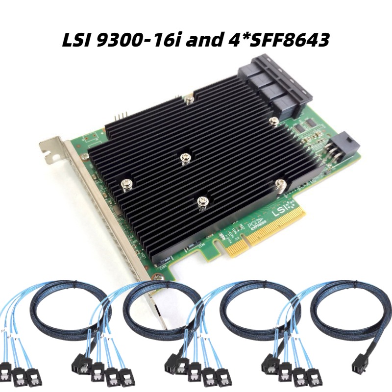 بطاقة محول LSI SAS 9300-16i 12 - مراجعة Lsi 9300 16I Hba It Mode وسعره