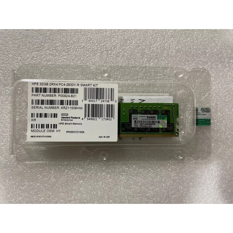 ذاكرة خادم HP P00924-B21 سعة 3 - مراجعة 32Gb 2Rx4 Pc4 2933Y وسعره